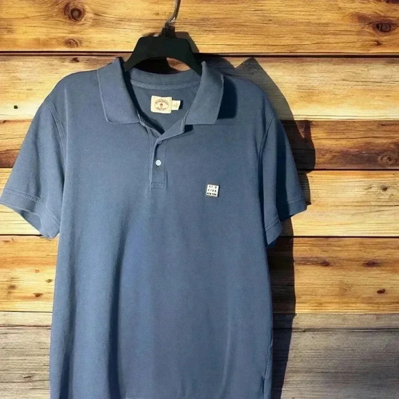 Brooks Brothers Red Fleece Men’s XL Blue Golf Polo Shirt with 3-Button Close - Picture 1 of 3